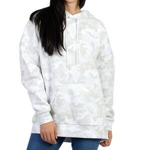 Lazypants Hoodie White Camo - sz Large